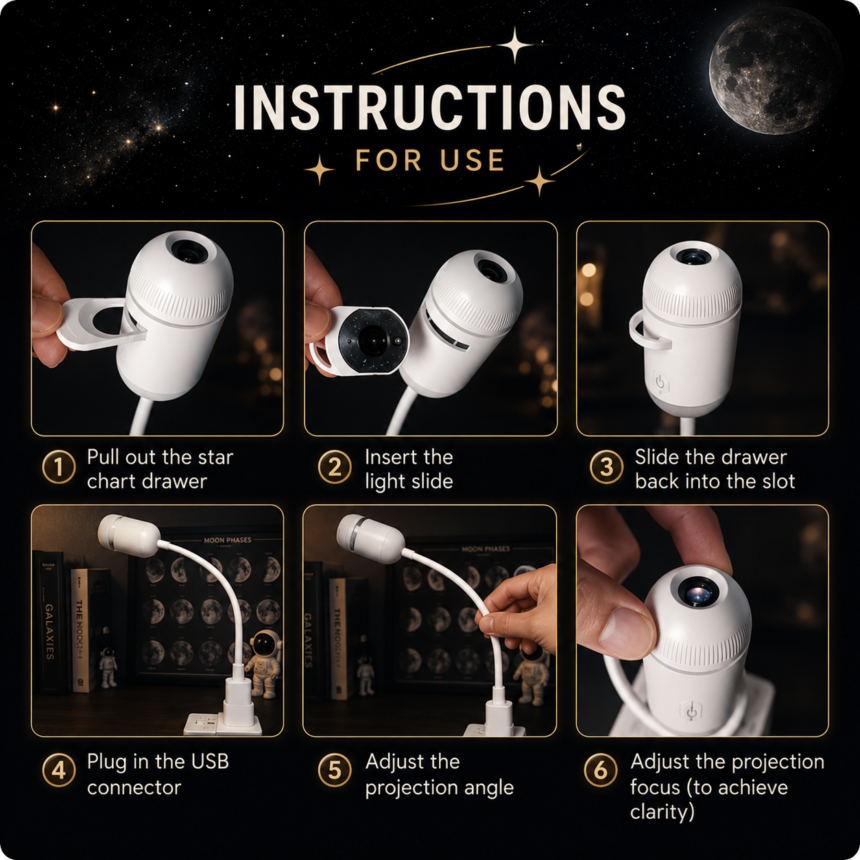 Glowyn Galaxy Projector