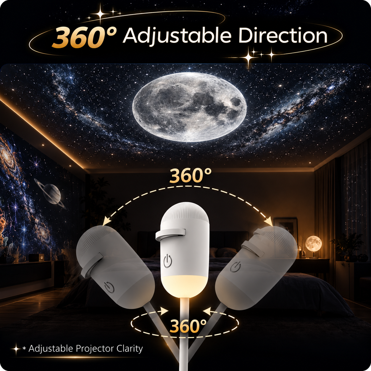 Glowyn Galaxy Projector